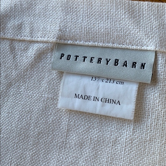 Pottery Barn linen/cotton drapery panels